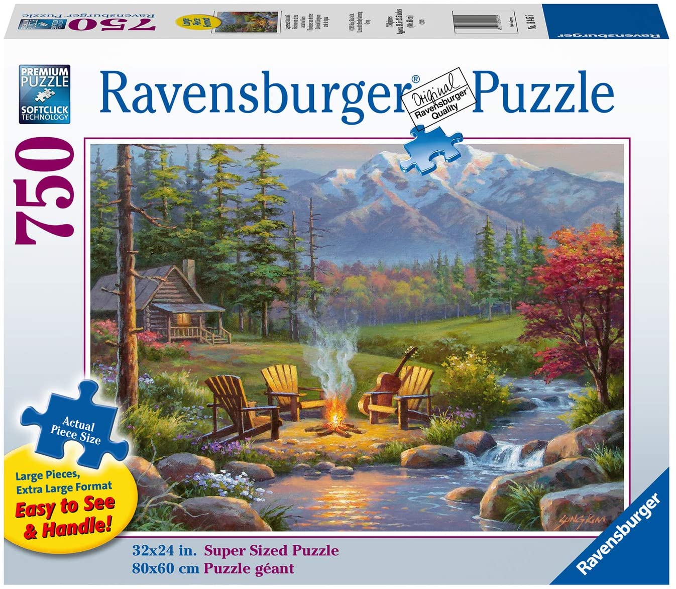Ravensburger Riverside Livingroom 750 Piece Large Format Puzzle image 0